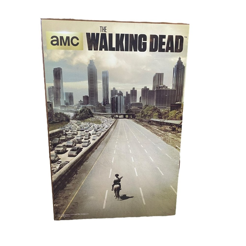 AMC Walking Dead Rick Grimes Silver Buffalo Wall sign 19.25"x13"
